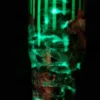 Close-up of the glow-in-the-dark details of the Re-Animator Tumbler.